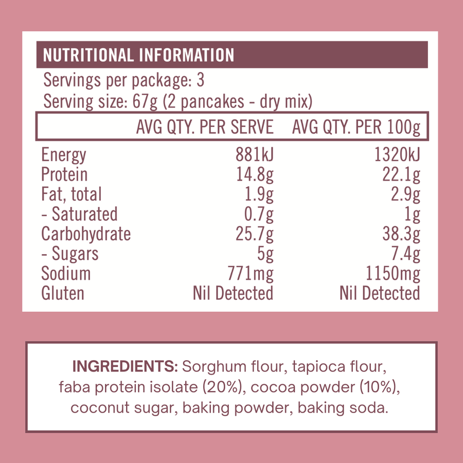 The Smoothie Bombs 200g The Bomb Protein Pancakes - Chocolate