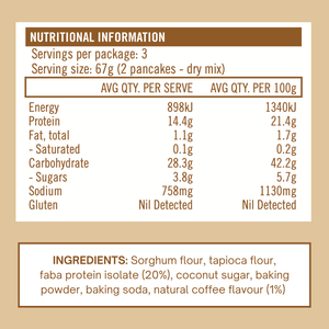 The Smoothie Bombs 200g The Bomb Protein Pancakes - Coffee