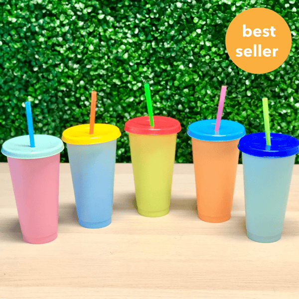 Kids Colour Changing Tumbler & Straw Set – The Smoothie Bombs