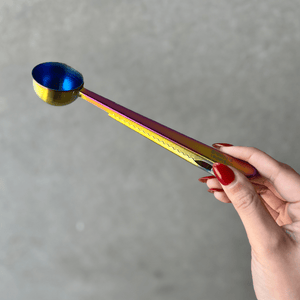 The Smoothie Bombs Rainbow Scoop Spoon With Clip