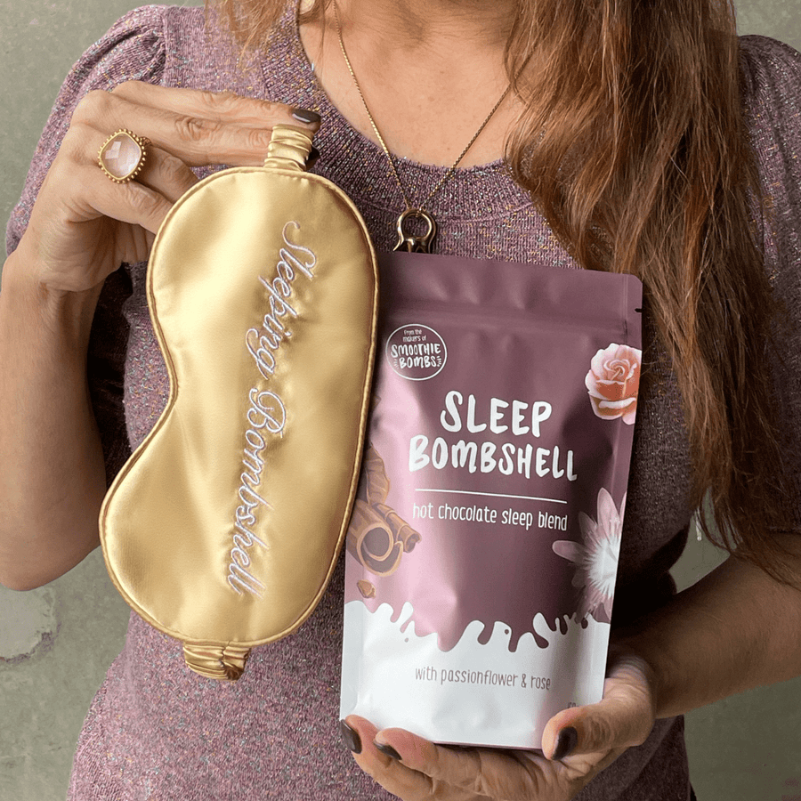 The Smoothie Bombs Sleep Bombshell Hot Choc & Eye Mask Set